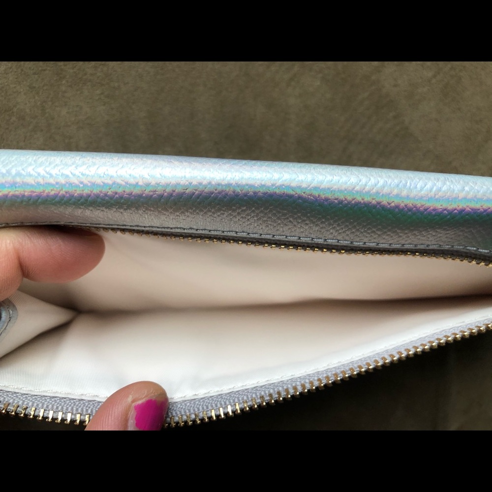 Ultra Rare Coach Iridescent Hologram Holographic Wallet EUC - Picture 8 of 11